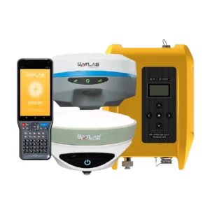 GNSS BASE Y MOVIL RADIO EXTERNO SL900 BASE + RADIO EXTERNO + SL7 MOVIL con CONTROLADORA